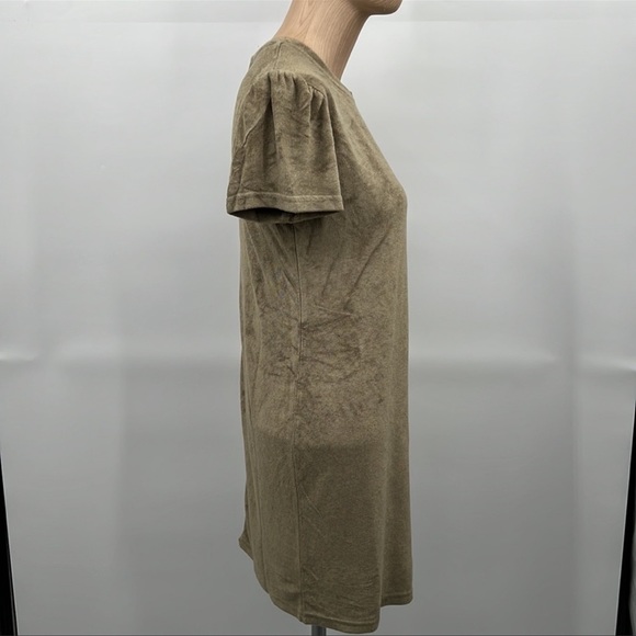 🆕Generation Love Arielle Terry Dress Color
Army Green Ruched Sleeve New NWT - Picture 7 of 15